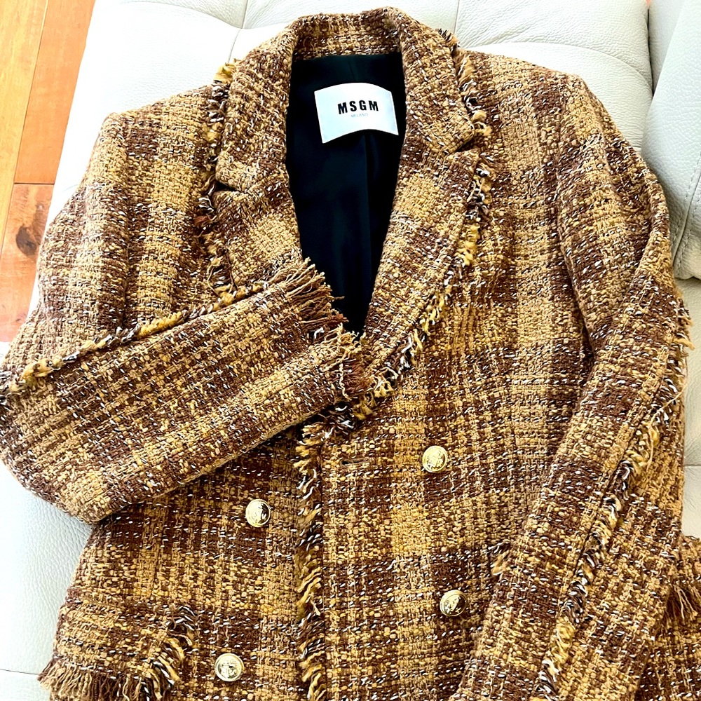 MSGM Tweed Jacket